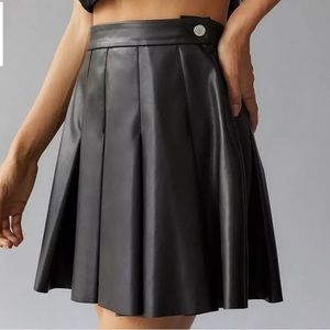 WeWoreWhat Leather Skirt